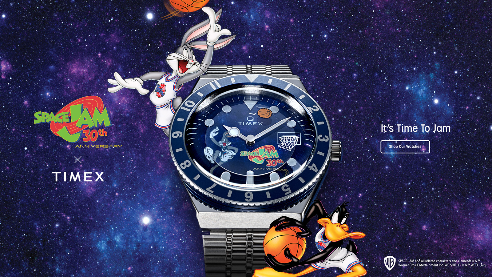 Space Jam x Q Timex
