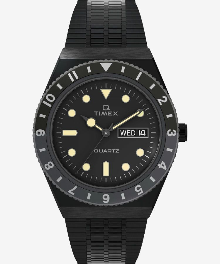 Q TIMEX ブラック ブレスレット | TIMEXオンラインストア