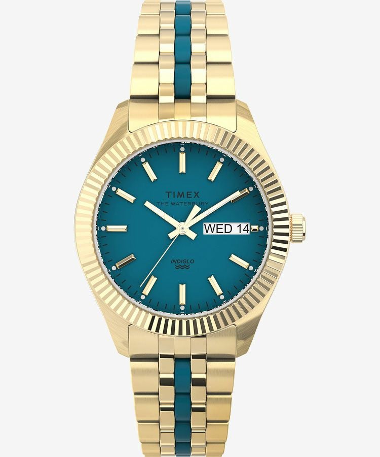 ウォーターベリー レガシー 36mm ブルー | TIMEXオンラインストア