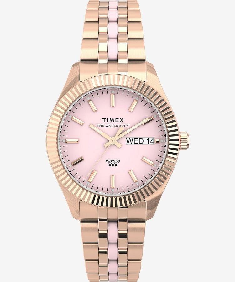 ウォーターベリー レガシー 36mm ピンク | TIMEXオンラインストア