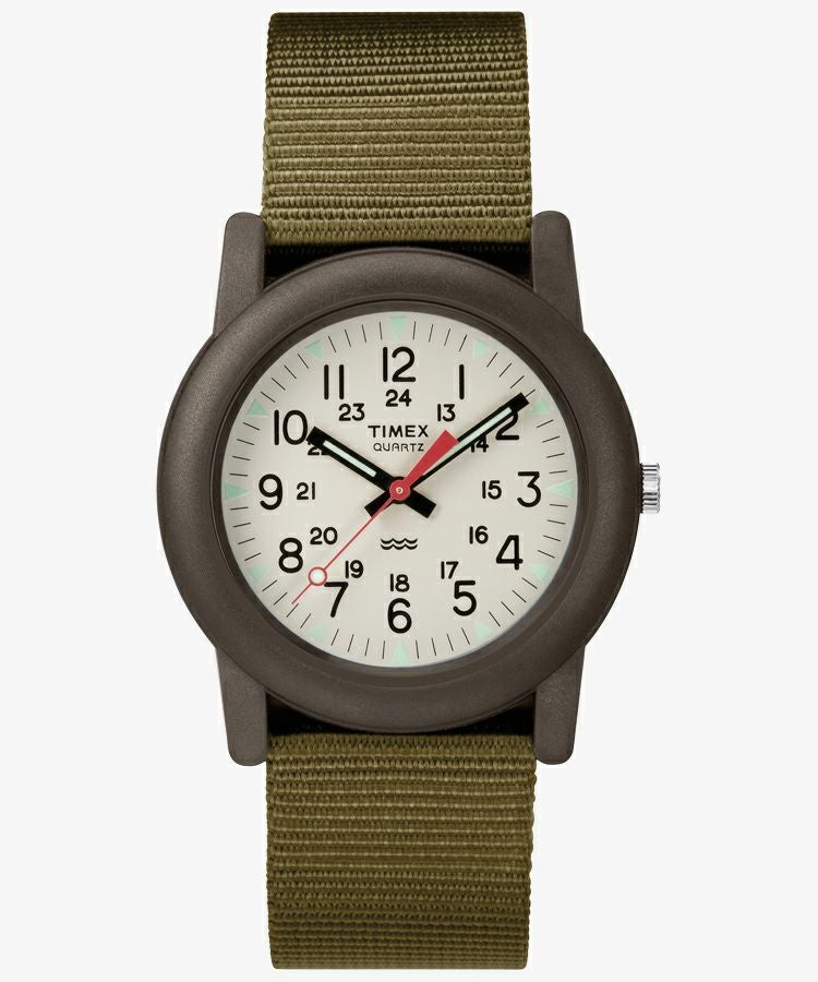 キャンパー 34mm オリーブ | TIMEXオンラインストア