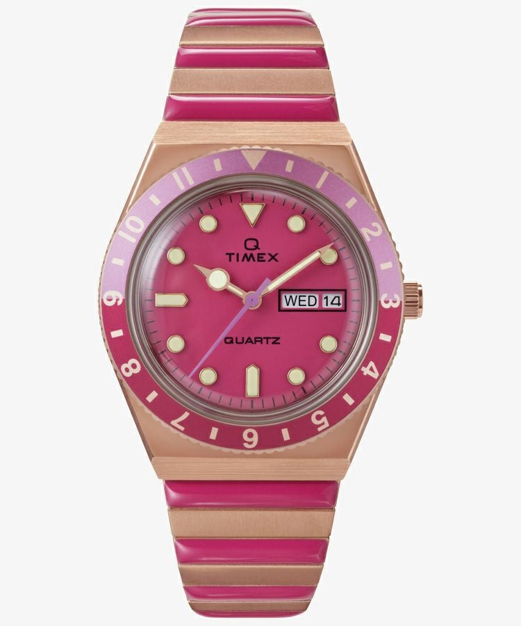 Q TIMEX ピンク×ローズゴールド | TIMEXオンラインストア