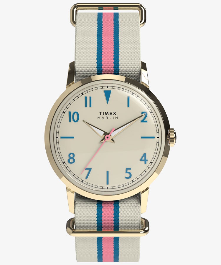TIMEX 腕時計稼働品ホワイト/ブルー 1975年時代手巻き すべて・See all | TIMEXオンラインストア